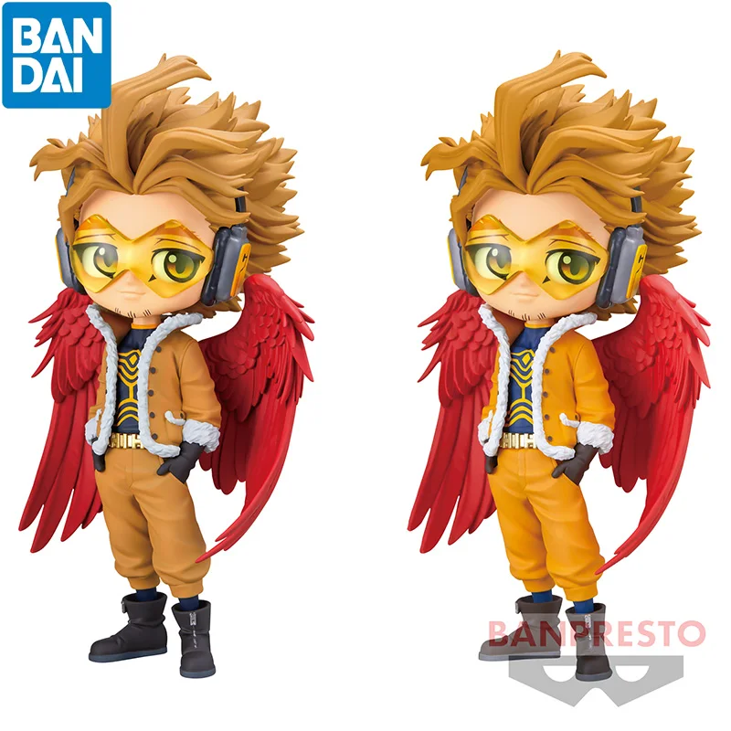 

In Stock Original BANPRESTO Q Posket MY HERO ACADEMIA Hawkes Anime Figure Model Collecile Action Toys Gifts