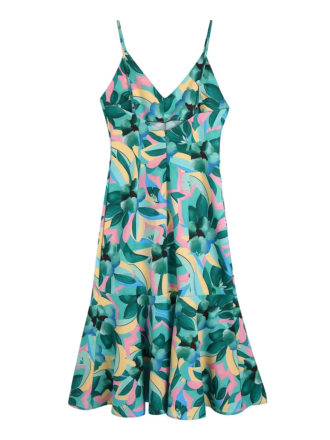 

Women Skirt Print Woman Slip Dress Backless Midi Dresses for Women2022 Sundress Straps Beach Female Dress Summer Evening Dresses