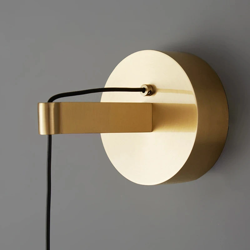 Светильник роскошные медные Настенные светильники с теплой атмосферой для