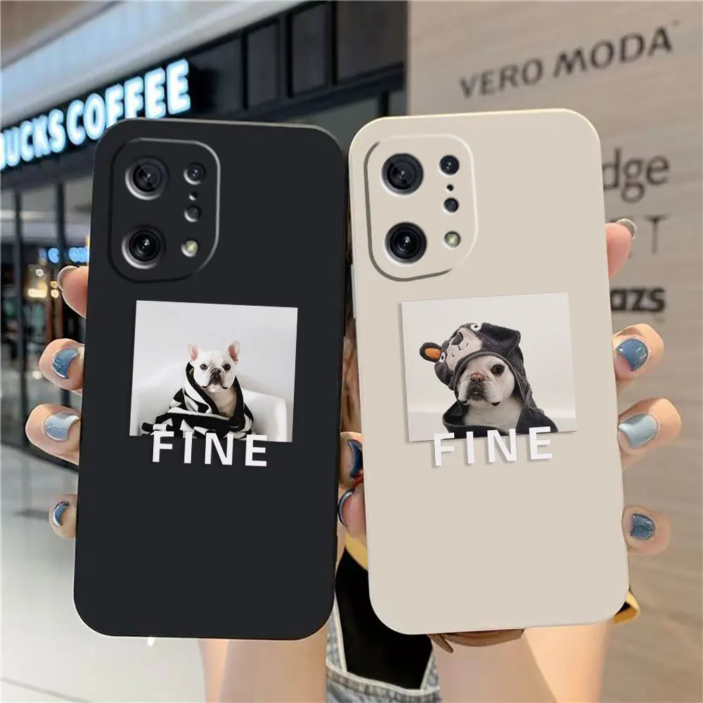 

Phone Case For OPPO OPPO FIND X5 X6 X3 X2 REALME 5 6 7 X7 X50 RENO ACE 2 4G 5G PRO Case Funda Cqoue Shell Capa FIND Lovely Dog