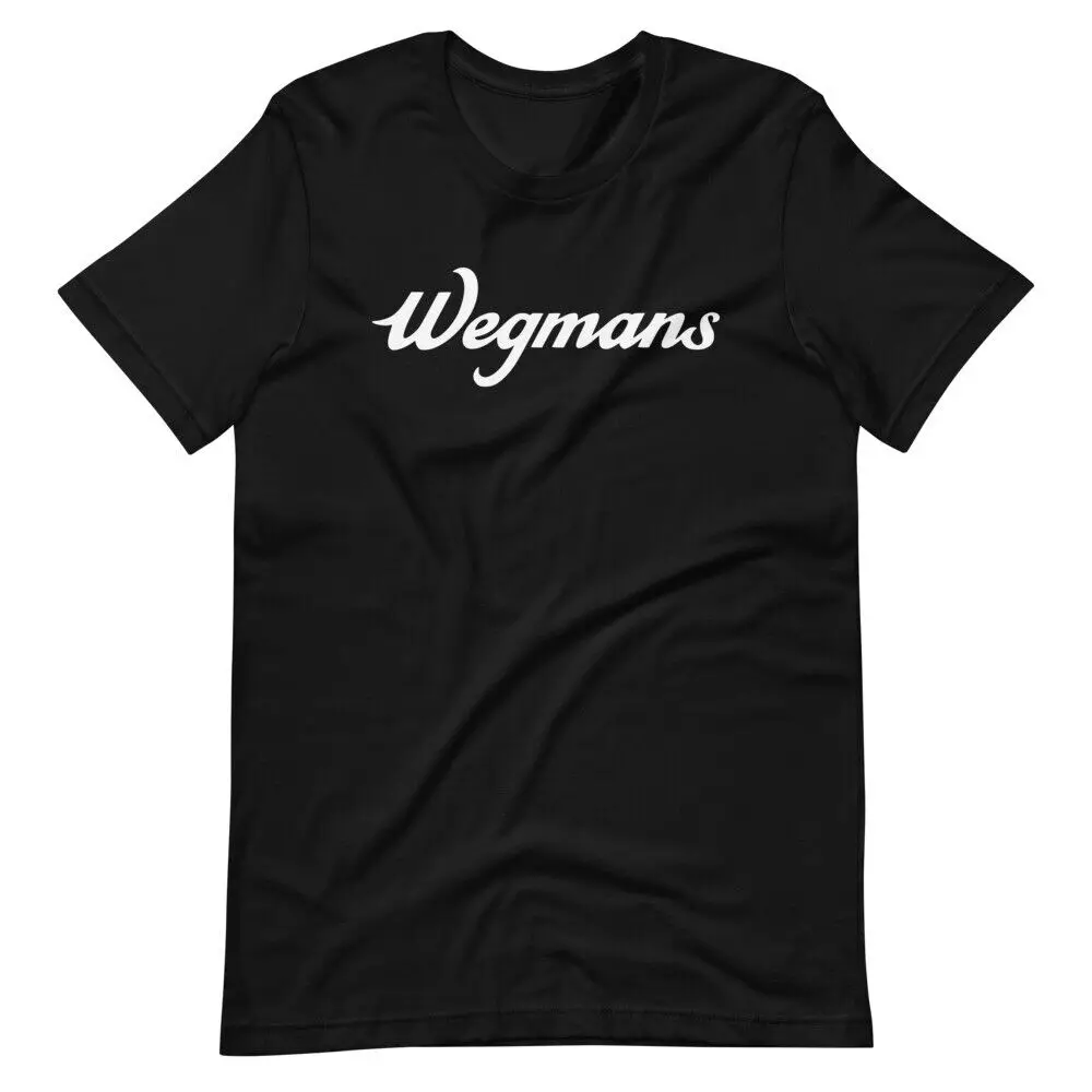 Черная футболка WEGMANS унисекс с коротким рукавом