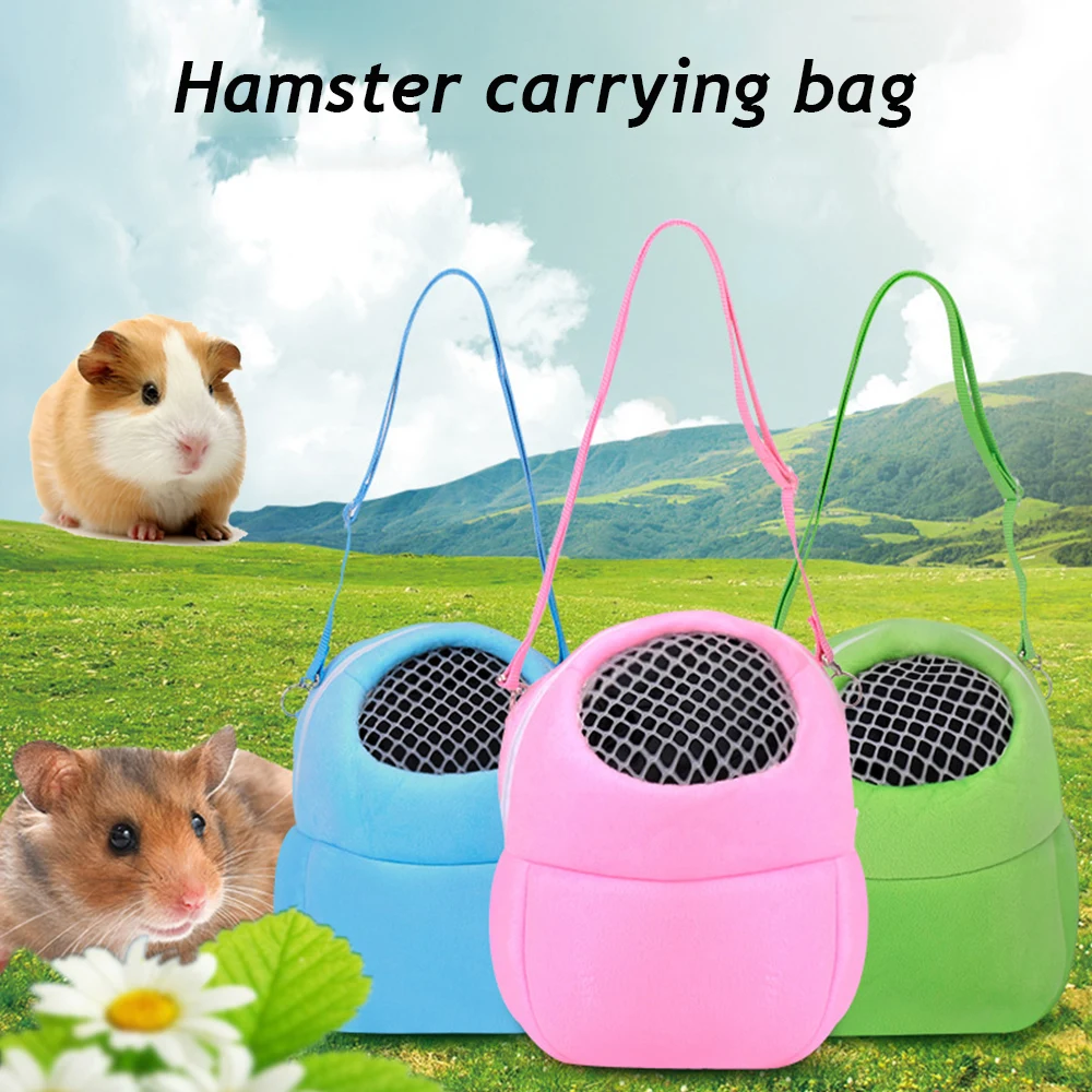 

Hamster Chinchilla Travel Bags Guinea Pig Carry Pouch Bag Breathable Warm Pet Cage Rat Leash Small Pet Carrier Rabbit Cage