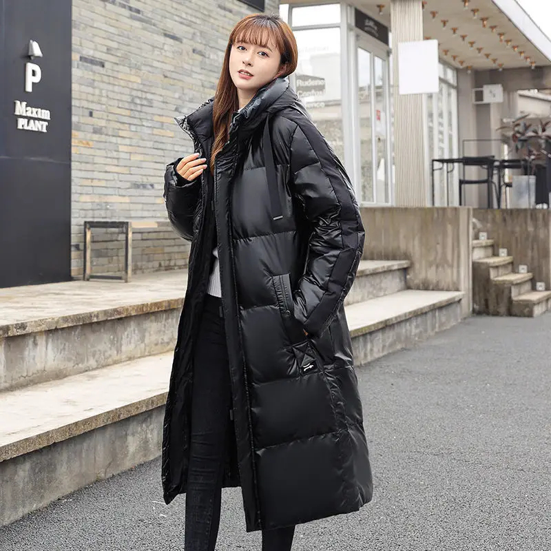 Men's Puffer Jacket Parkas Coats for Men Winter Long Coat Men's Cold Jacket Glossy Couple Models Keep Warm Fashion Down Jacket