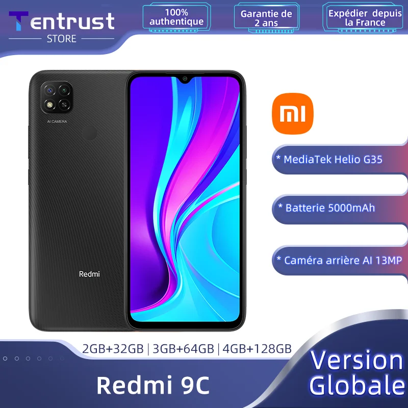 Ceny Wersja Globalna Xiaomi Redmi 9C 2GB 32GB/3GB 64GB Smartphone 6.53