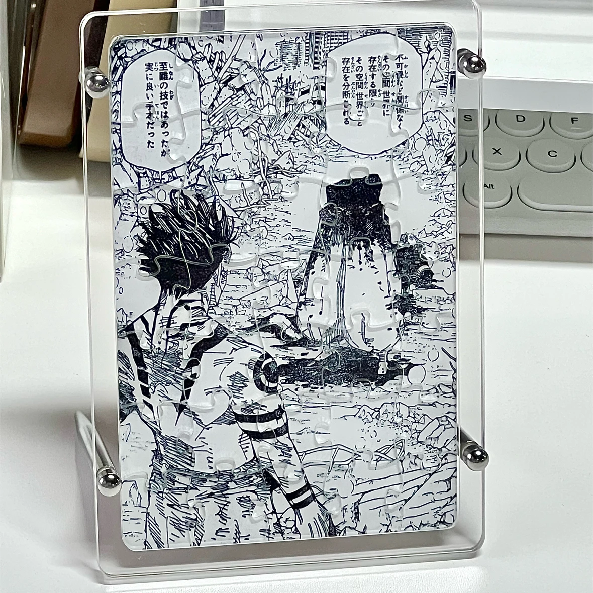 Акриловый пазл для косплея по мотивам аниме джутсу стойка фото настольное