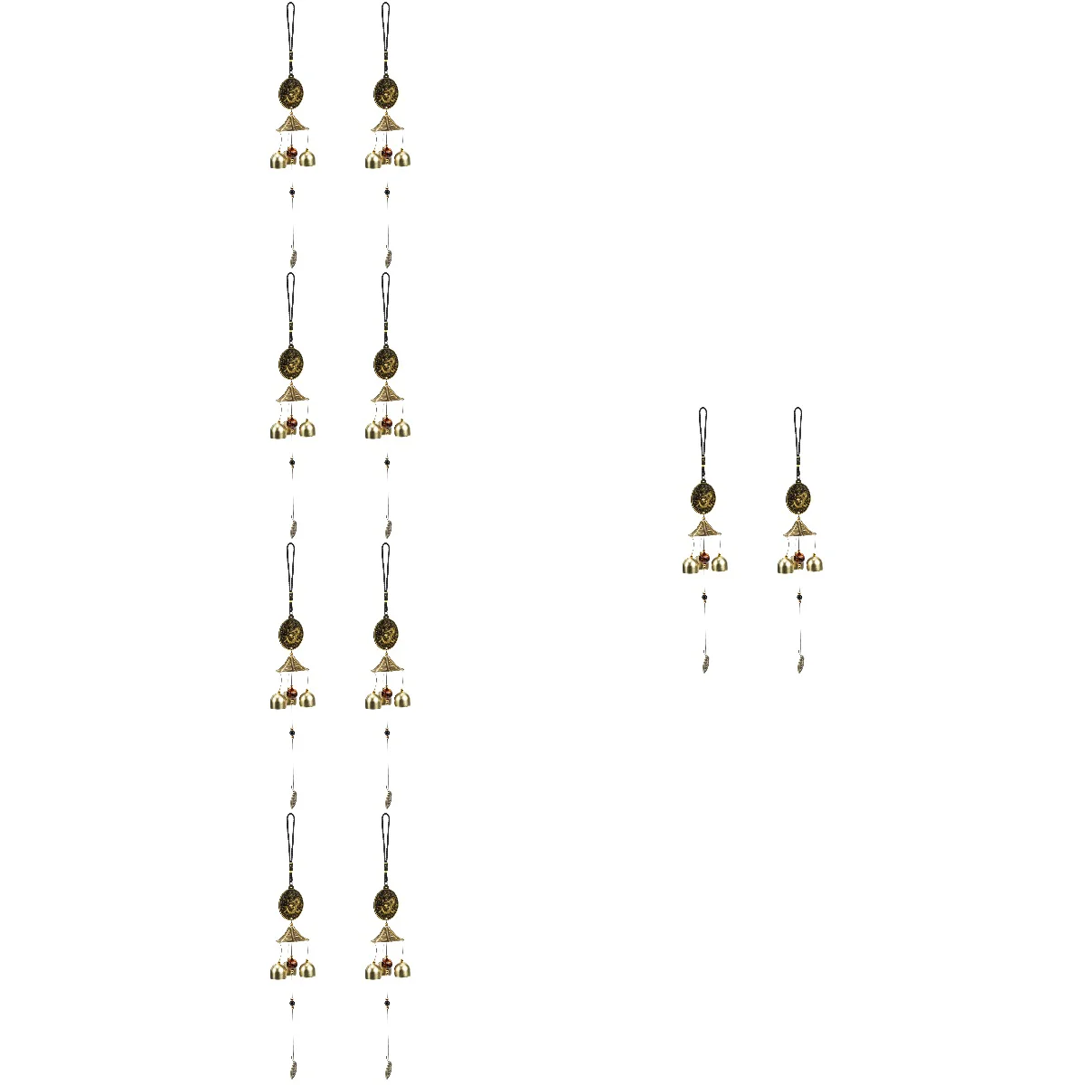 

Wind Chime Bell Chimes Metal Vintage Hanging Chinese Decor Lucky Indoor Gifts Noisemakers Musically Fengshui Blessing Party