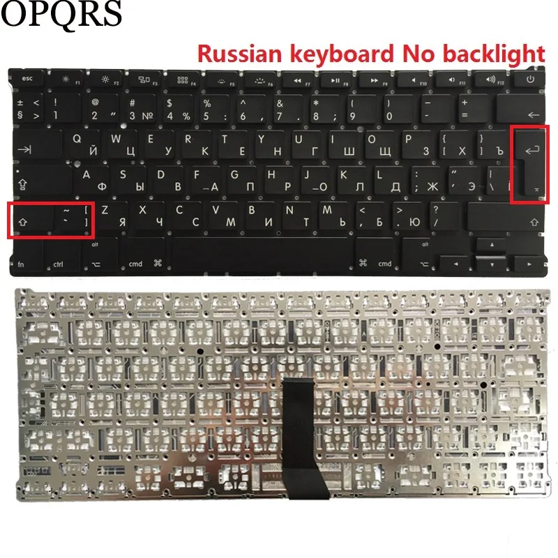 Для Macbook Air 13 &quotA1466 A1369 MD231 MD232 MC503 MC504 2011-2015 Русская клавиатура для ноутбука