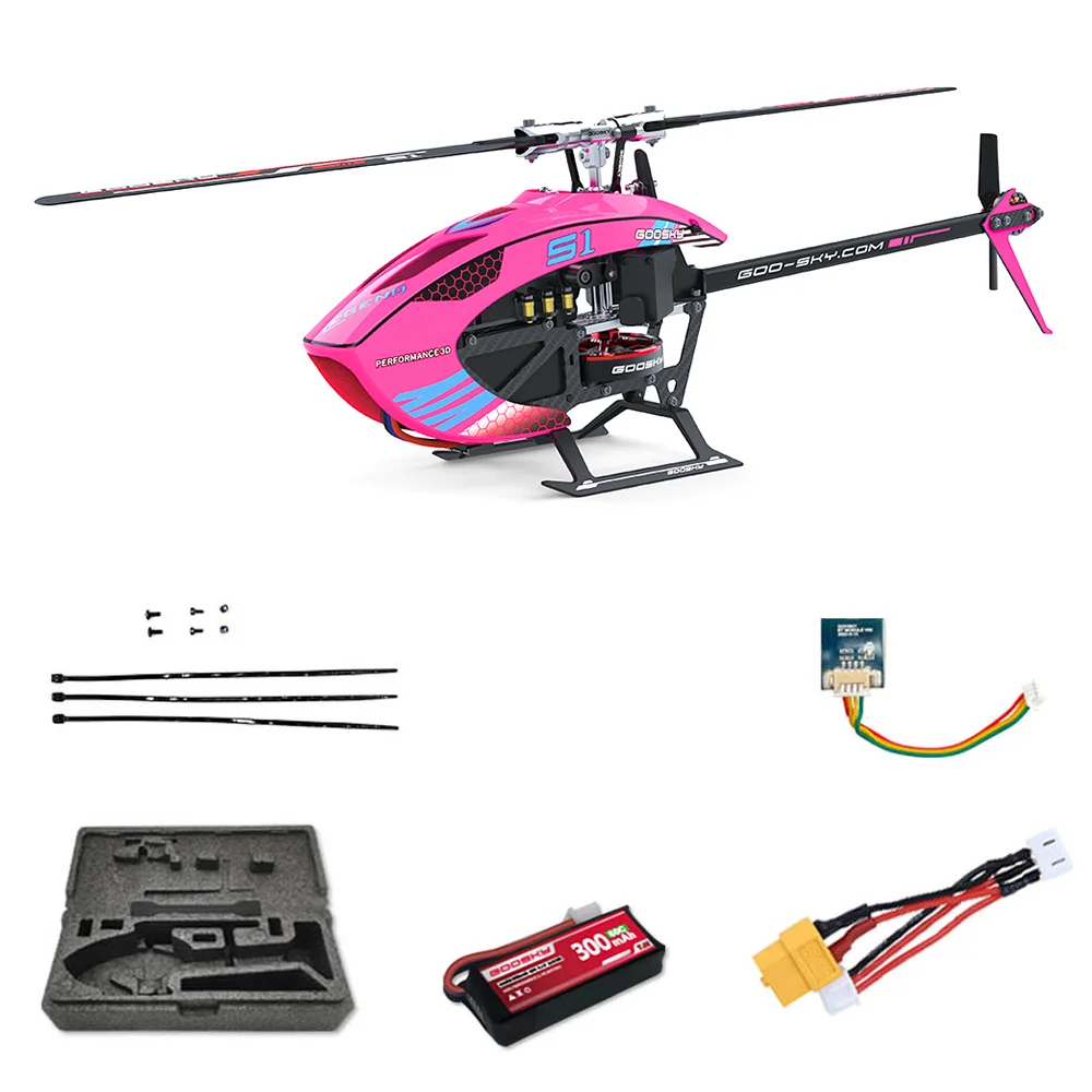 GOOSKY S1 6CH 3D Aerobatic Dual Brushless Direct Drive Motor RC Helicopter BNF with GTS Flight Control System/BNF Without Remote