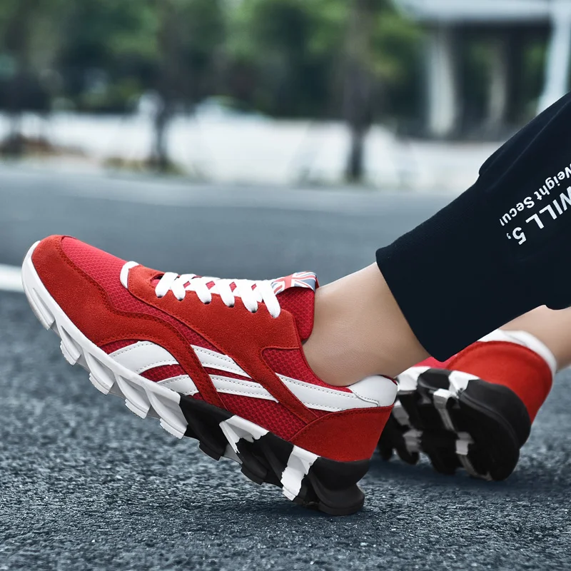 Fashion Men Large Size Casual Shoes Mesh Breathable Lightweight Cushioning Male Sneakers Men Walking Shoes Zapatillas De Hombre