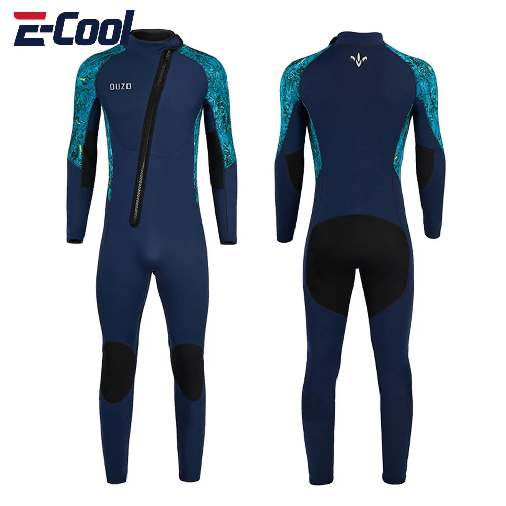 

3mm Full-body Men Neoprene Wetsuit Surfing Swimming Diving Suit Triathlon Wet Suit for Cold Water Scuba Snorkeling Spearfishing