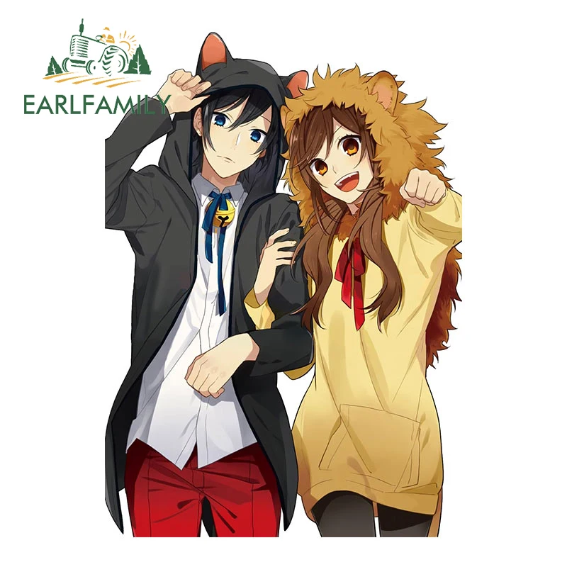 

EARLFAMILY 13 см x 9,1 см для автомобиля Horimiya стикеры аниме окклюзия царапины наклейки креативный ноутбук искусственный Стайлинг автомобиля