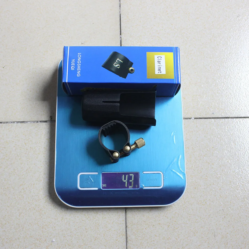 

High Quality Leather Ligature Ligature Mouthpiece Ligature Accessories Bb Clarinet Black Cap Clarinet Ligature