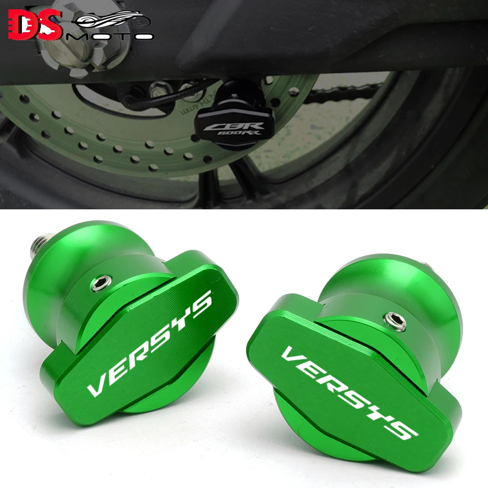 

8 мм катушки Swingarm слайдер стенд винты для KAWASAKI VERSYS X-300 X300 650 1000 2008-21 2022 аксессуары для мотоциклов CNC алюминий
