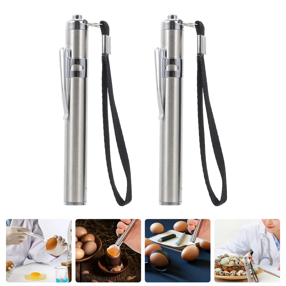 

2Pcs Household Egg Candlers Hanging Candling Lights Portable Egg Testers Home Supply