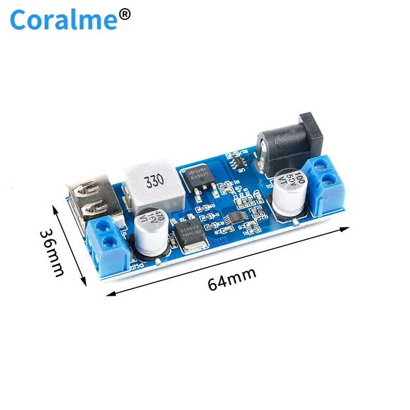 Понижающий модуль питания постоянного тока 5 А 24 В/12 В широкий преобразователь