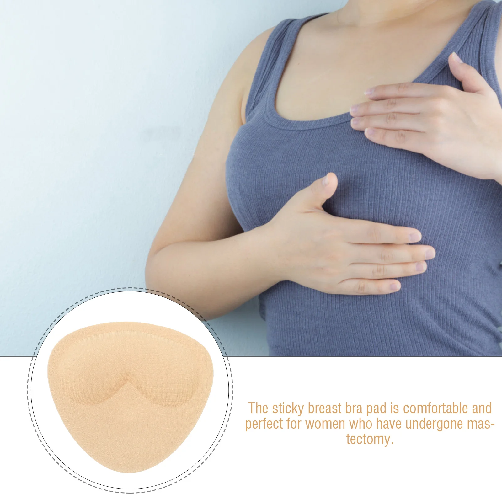 2 шт. Orteil треугольная губка для протезирования груди вставки женщин женские с