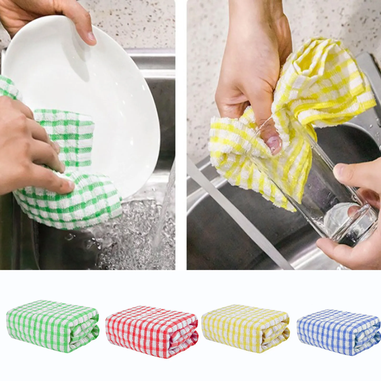 S Super Soft And Absorbent Kitchen Dishcloths Fast Embroidery Blanks Animals