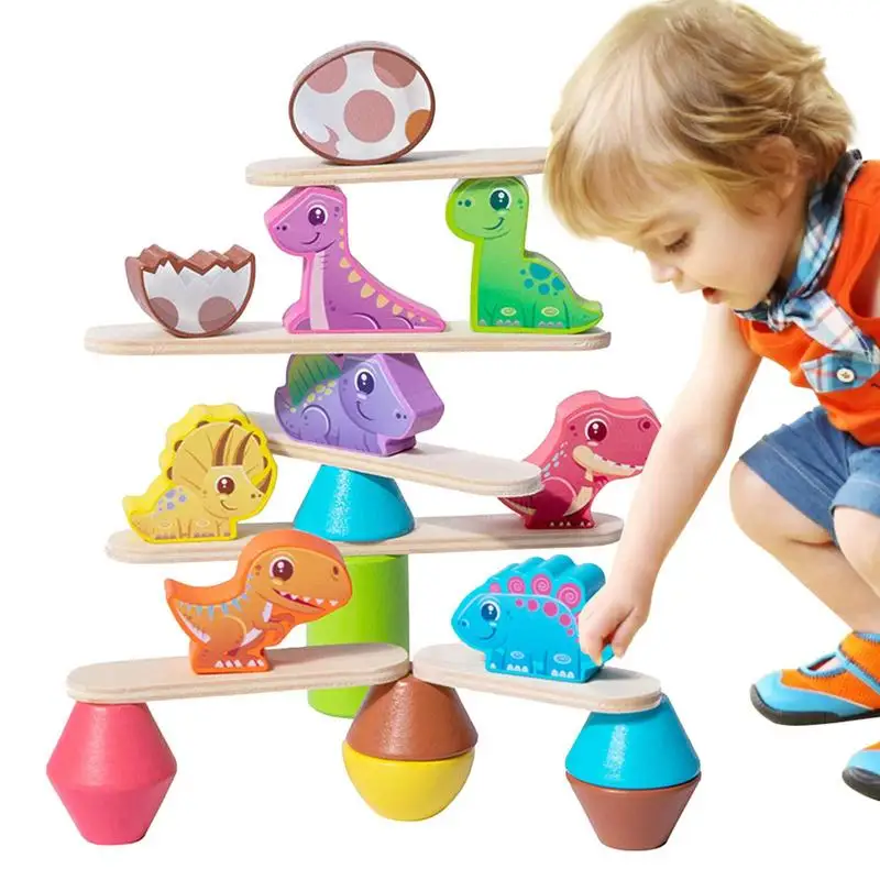 

Wooden Balance Toys Wooden Blocks Sorting & Stacking Toys Balance Blocks Educational Wood Blocks Sorting & Stacking Toys For Pre