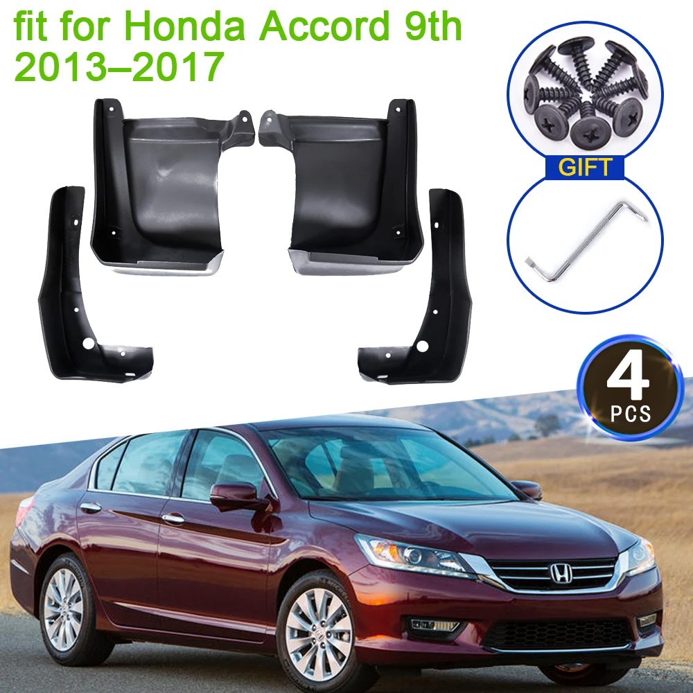

For Honda Accord 9th 9 Gen 2013 2014 2015 2016 2017 Mud Flaps Mudguards Splash Guards Front Rear Wheels Fender Flare Accessories