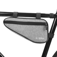 bicycle triangle bag storage mobile phone outdoor cycling bag mtb bicycle front top tube bag bike saddle pannier accessories