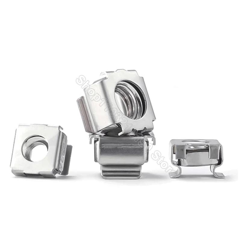 1-5 шт. M4 M5 M6 M8 M10 Квартет из нержавеющей стали 304 плавающая гайка кассета эластичный