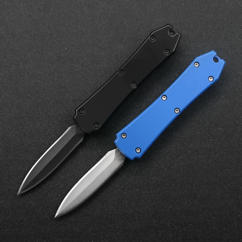 Мини 5-дюймовый OTF Портативный Карманный многоцелевой нож для самообороны на