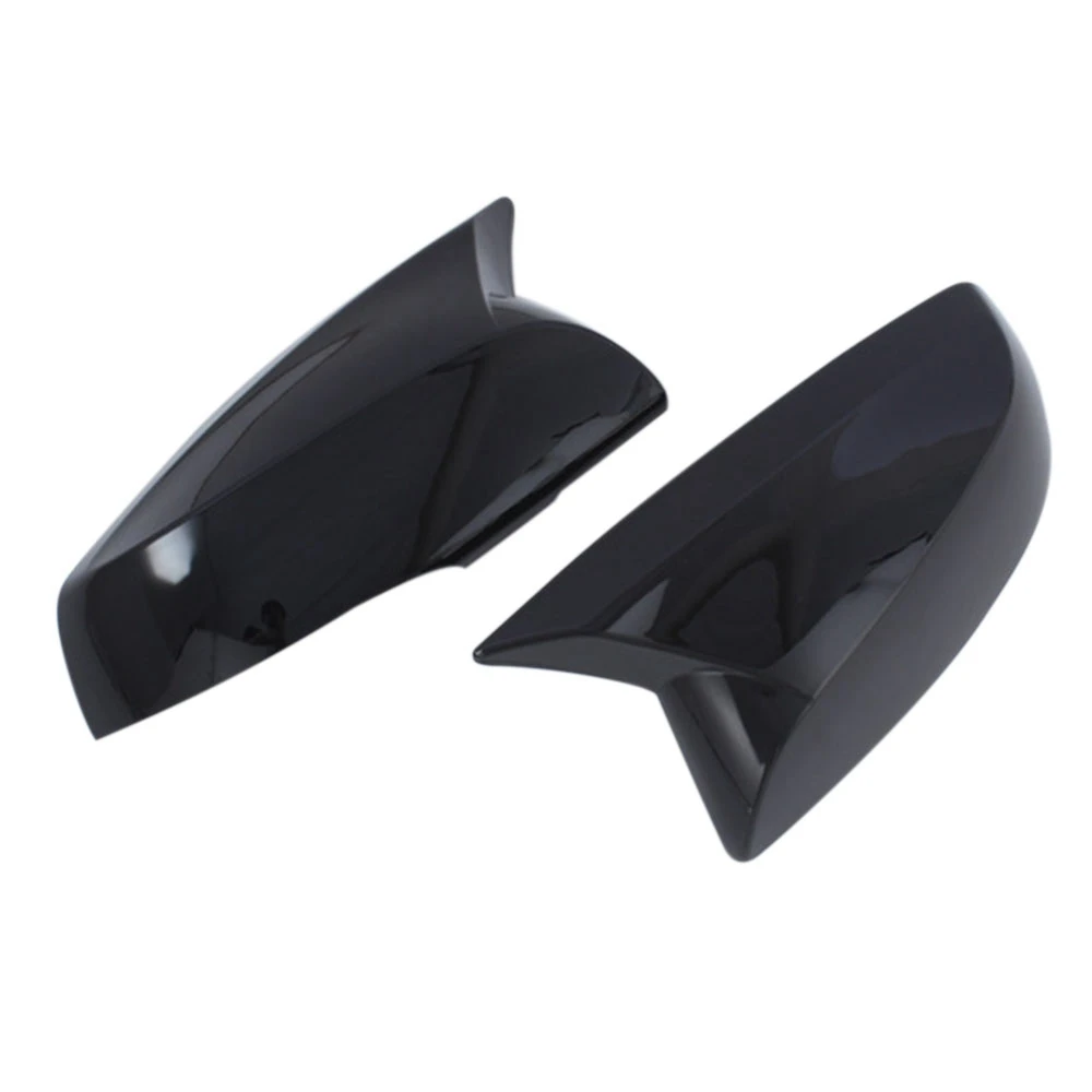 

Car Glossy Black Ox Horn Rearview Side Glass Mirror Cover Trim Frame Side Mirror Caps for Toyota Corolla Cross 2021 2022