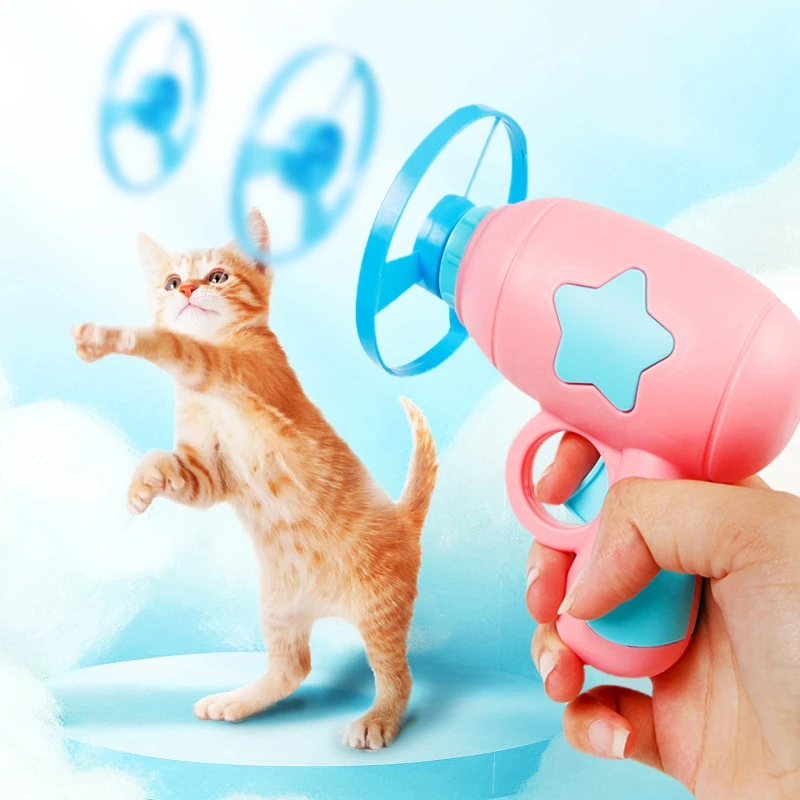 

Saucer Gun Pet Pet Game Luminous Flying Interactive Toys Toy Training Disc Dogs Exercise Kitten Chasing Gatos Flying Cats