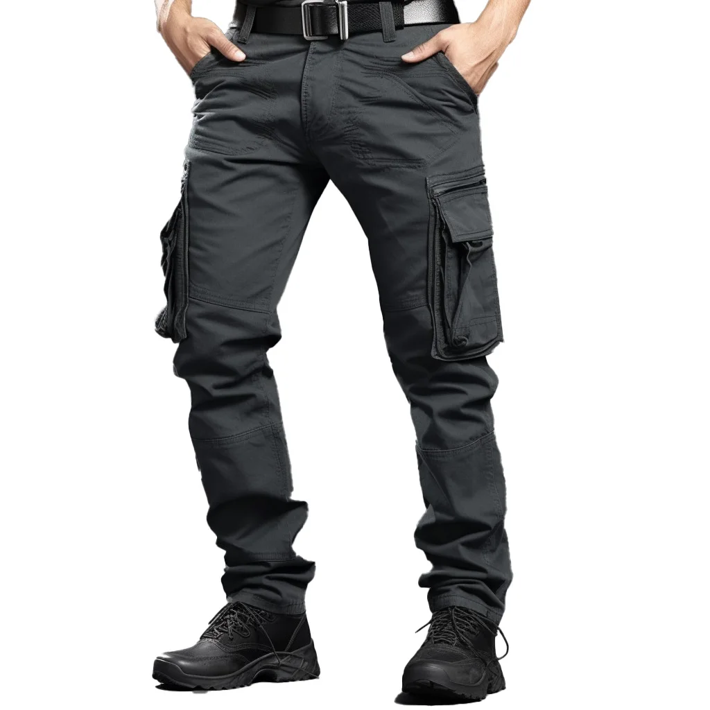 

Men's City Waterproof Tactical Cargo Pants Outdoor Hiking Big Pockets