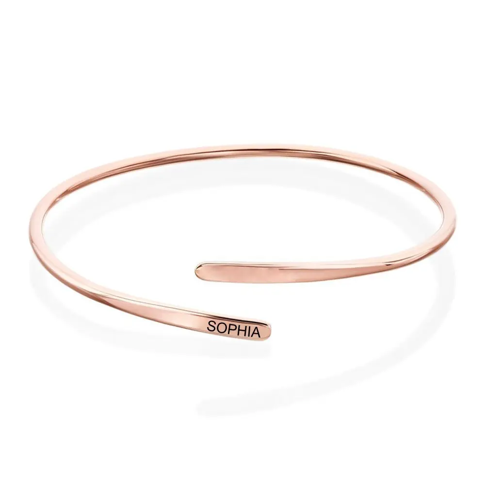 

Cuff Bracelet Couple Personalized Customization Bracelet Women's Bracelet Simple and Generous Bracelet Private Customization