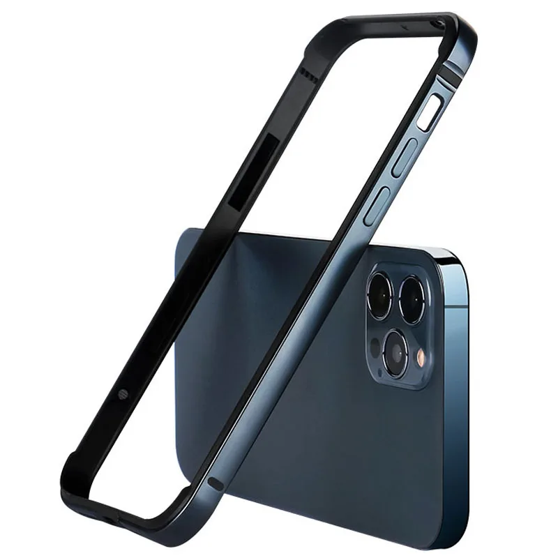 

Cover For iPhone 13 12 Mini 11 Pro MAX 12Pro 11Pro 13Pro X XS XR 8 7 6 iPhone12 Bumper Case Luxury Aluminum Silicone Accessories