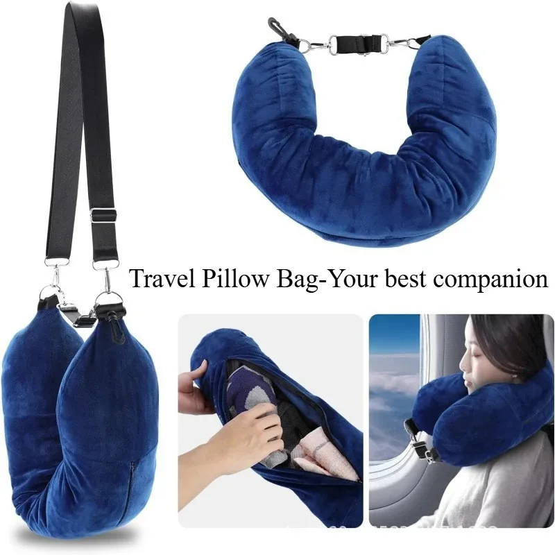 

Портативная подушка для шеи из полиэстера/хлопка