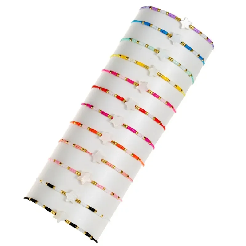 12 шт. богемные Многослойные Акриловые искусственные элементы новый регулируемый