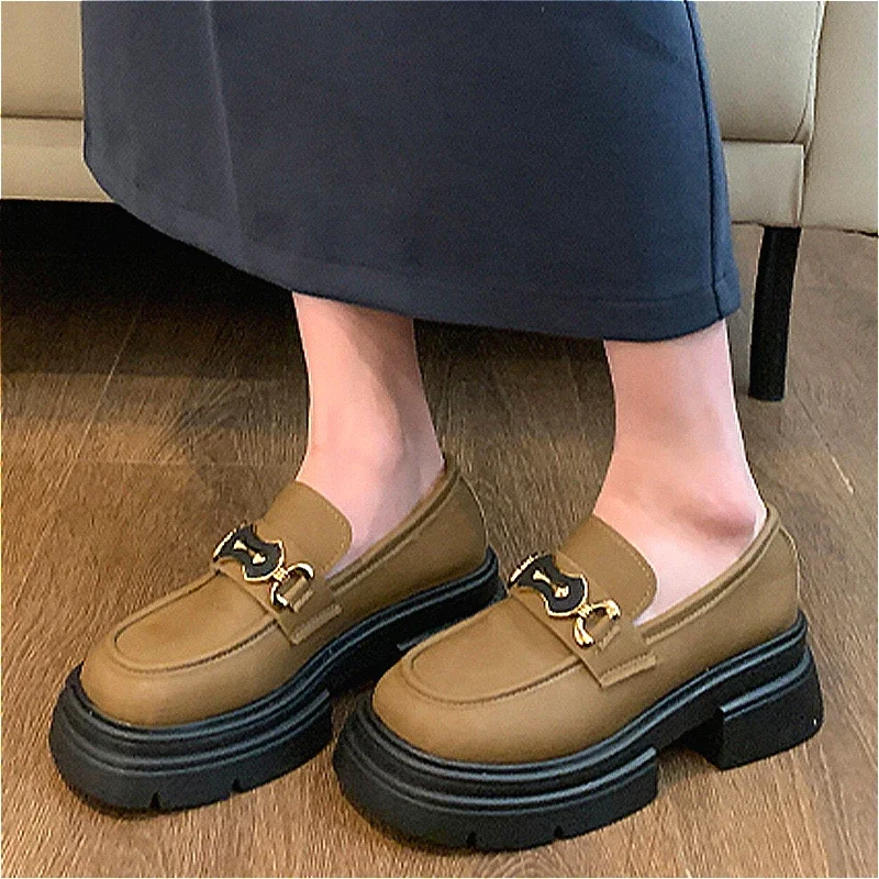 Женская обувь Marie Janes модные туфли-лодочки на платформе массивной плоской подошве