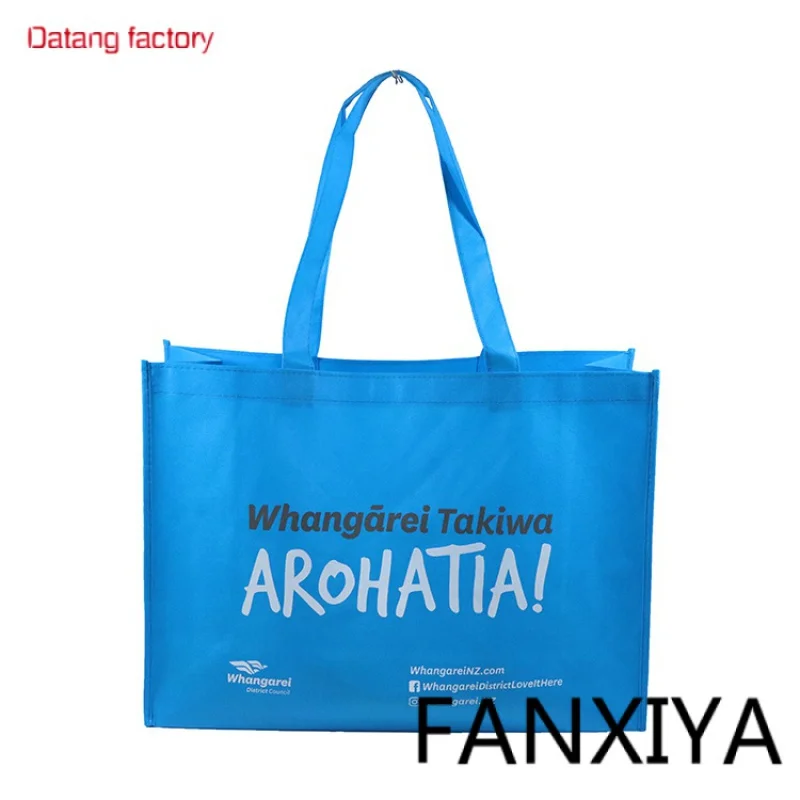 

personalized trade show reusable tote non woven pp bag Eco Printed Non woven bag For Storage Promotional Use