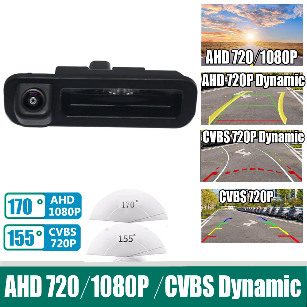 Parking Reverse 170 Degree 1920x1080P HD AHD Night Vision Vehicle Rear View Camera For Ford Focus 2012 2013 Focus Mondeo 3 car