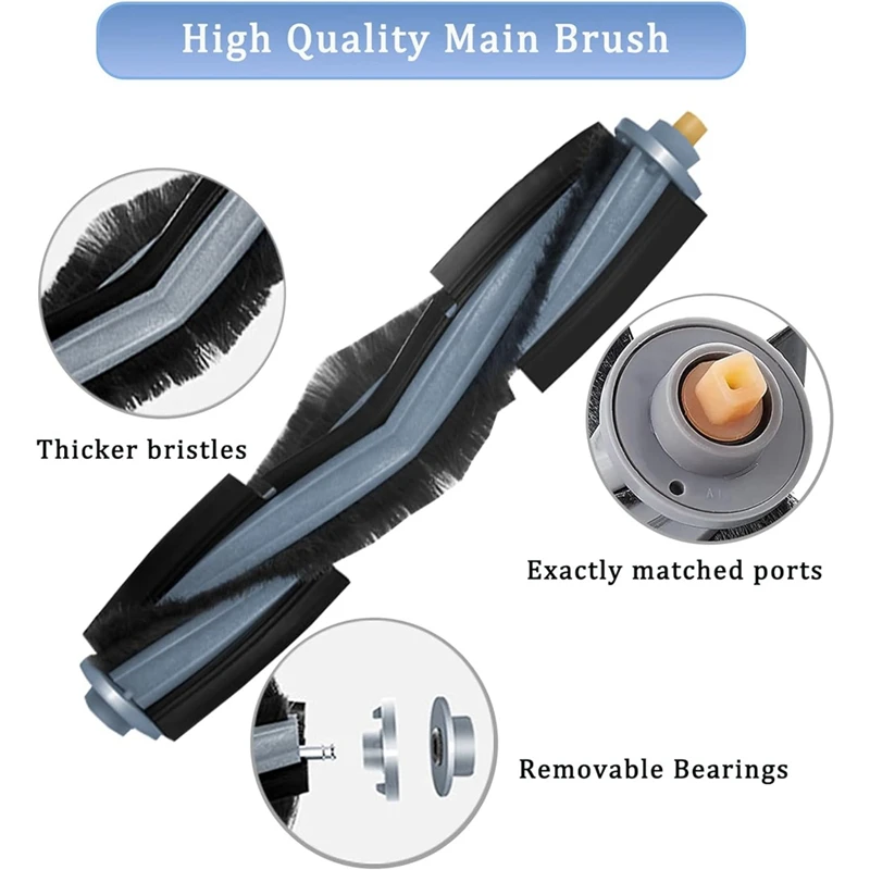 Набор Аксессуаров Для Ecovacs Deebot T20 Omni запасные части для E основная щетка пылесоса