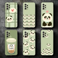 cartoon cute panda bear phone case for samsung galaxy s8 s8 plus s9 s9 plus s10 s10e s10 lite 5g plus back funda silicone cover