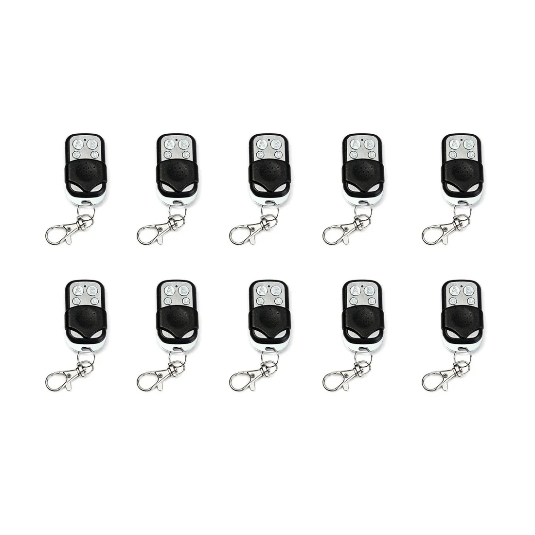 

10Pcs Wireless Smart Copy Remote Control 433MHz Electric Gate Garage Door Key Universal Gate Remote Control Duplicator