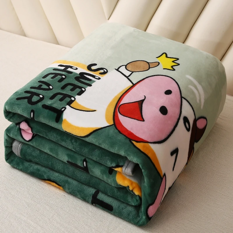 Простыня из кораллового флиса цельное двустороннее фланелевое одеяло на