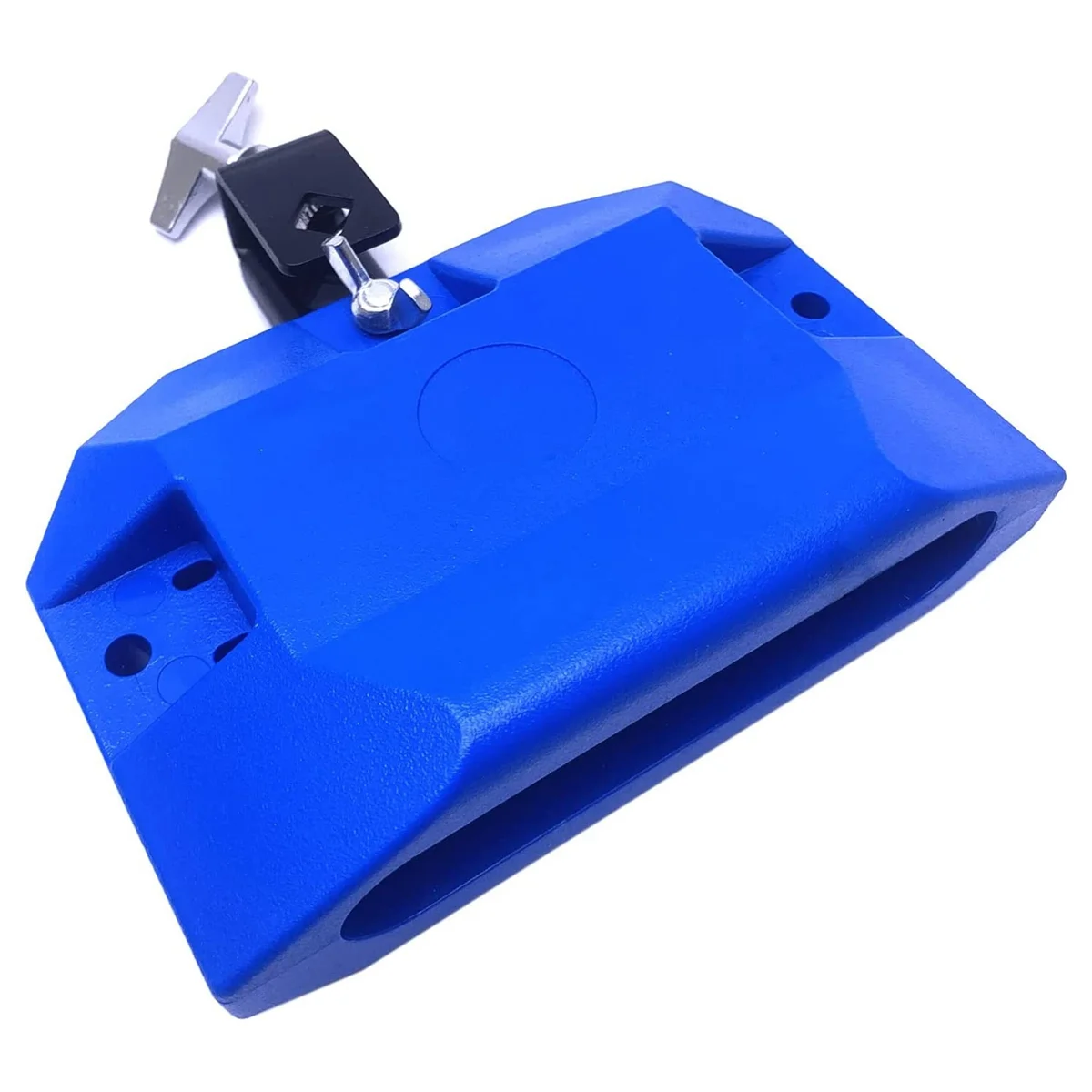 

Jam Drum Block Latin Percussion Musical Instrument Plastic with 3 Sided Mount Medium Pitch (Blue)