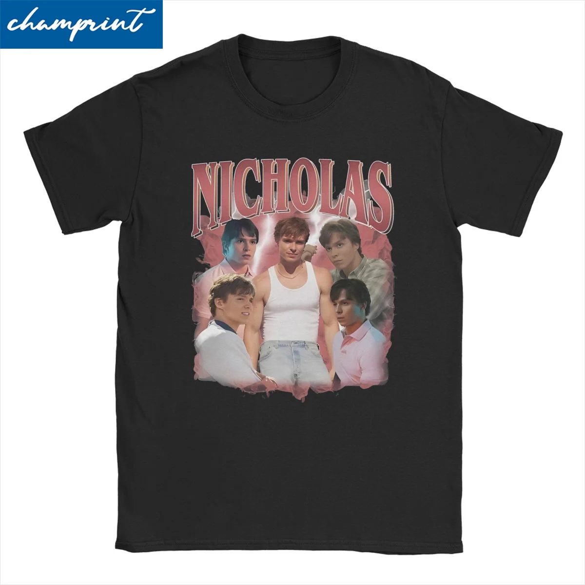 Men Women Nicholas Chavez Retro T Shirt Cotton Tops Funny Short Sleeve O Neck Tees Birthday Present T-Shirts