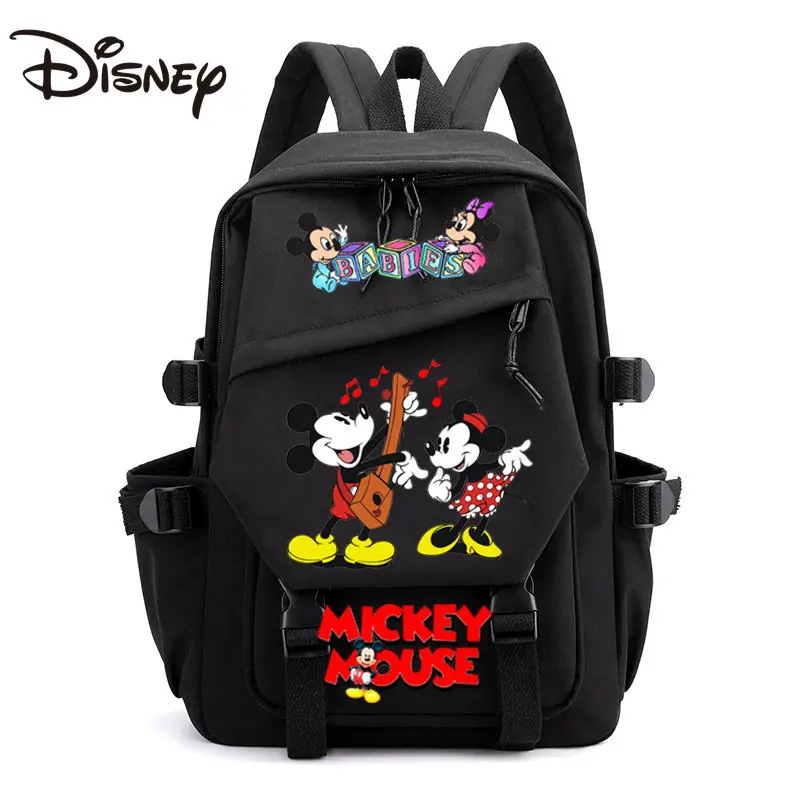 Disney Girls Schoolbag Suitable for Teenage Students Cute Mickey Mouse Backpack Female Large Capacity Bag for Women
