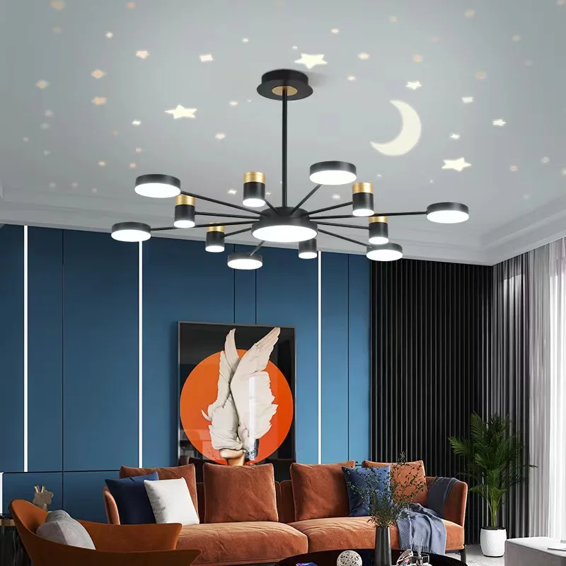 

Роскошная светодиодная люстра в скандинавском стиле, Современная Минималистичная лампа для спальни, столовой, гостиной