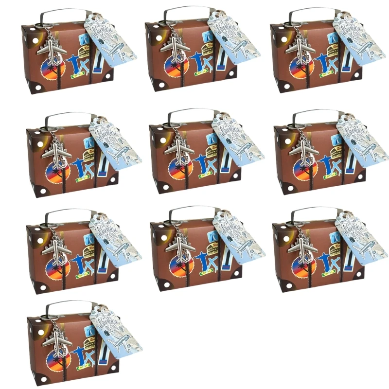 10 шт. миниатюрные дорожные футляры коробки для конфет настольного дисплея