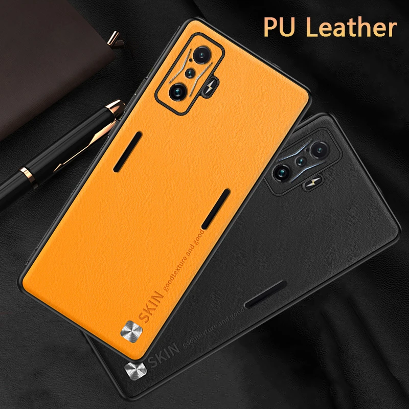 

Чехол для Poco F4 GT, искусственная кожа, силиконовый бампер, чехол для телефона Xiaomi Pocophone Little F4 PocoF4 GT F4GT, Противоударная задняя крышка