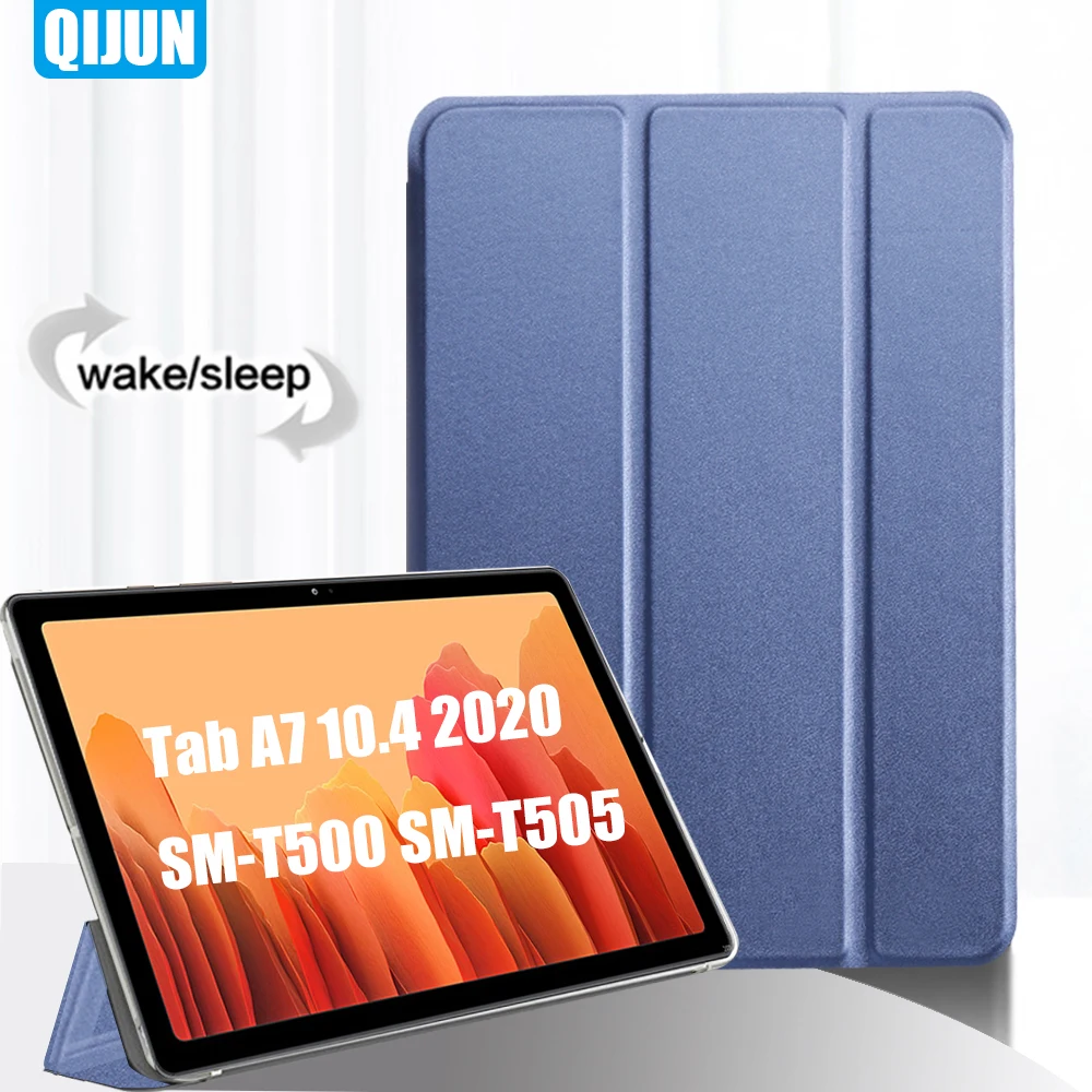 

Case For Samsung Galaxy Tab A7 10.4" 2020 Cover Flip Tablet Case Leather Smart Magnetic Stand Shell PC Back Cover SM-T500 T505