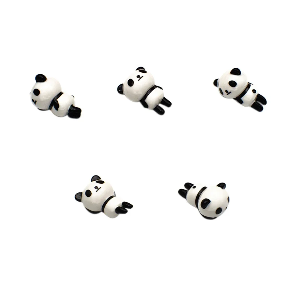 

5Pcs Super Cute Panda Chopstick Rest Ceramics Home Decorative Tableware Holder
