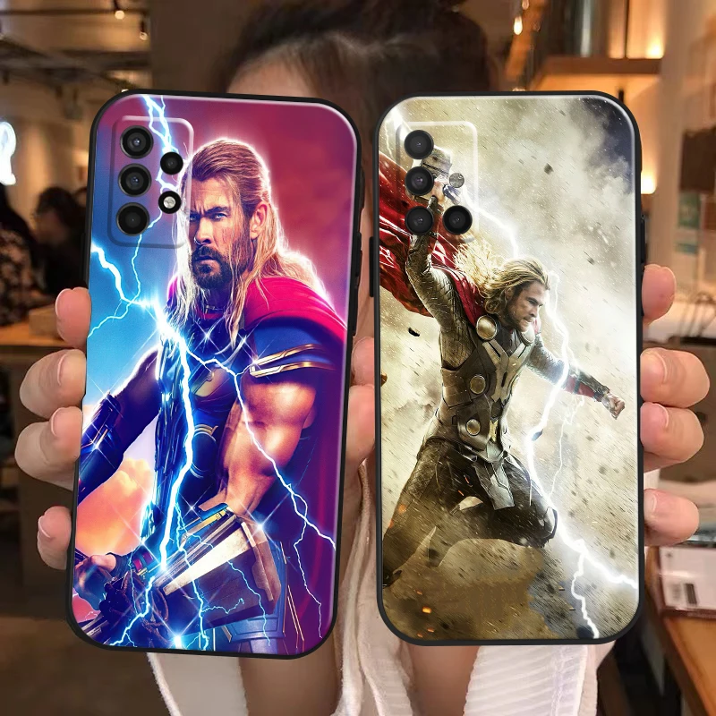 

Marvel Avengers Thor Phone Case For Samsung Galaxy A31 A32 A41 A42 A50 A51 A52 A71 A72 M30 M31 M51 M52 5G Back Shell Cover