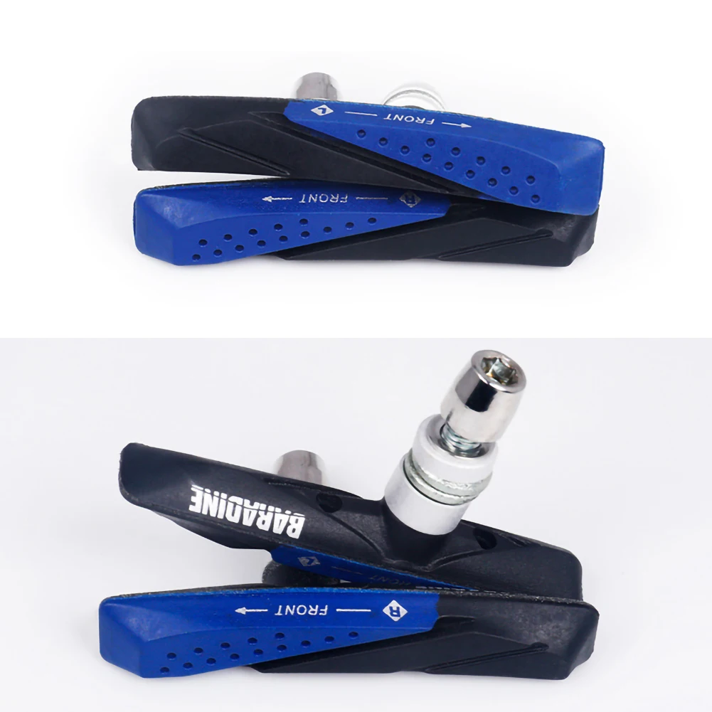 

2pc Durable Bicycle Brake Pads Cycling Bike V Brake Holder Pads Shoes Blocks Rubber Friction Rim Brake Mtb Road Bike Brake Pads
